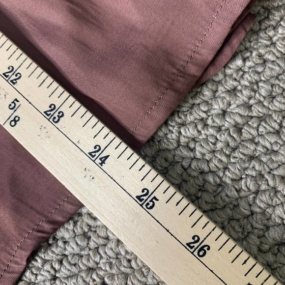 Pink Lily Womens‎ Blouse Top Size Medium Purple Long Sleeves Crew Neck Tie Back - Picture 6 of 11